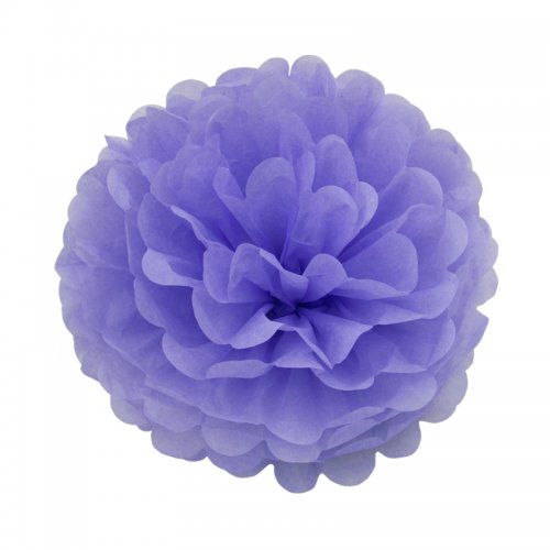 Lavendar Tissue Paper Pom Pom